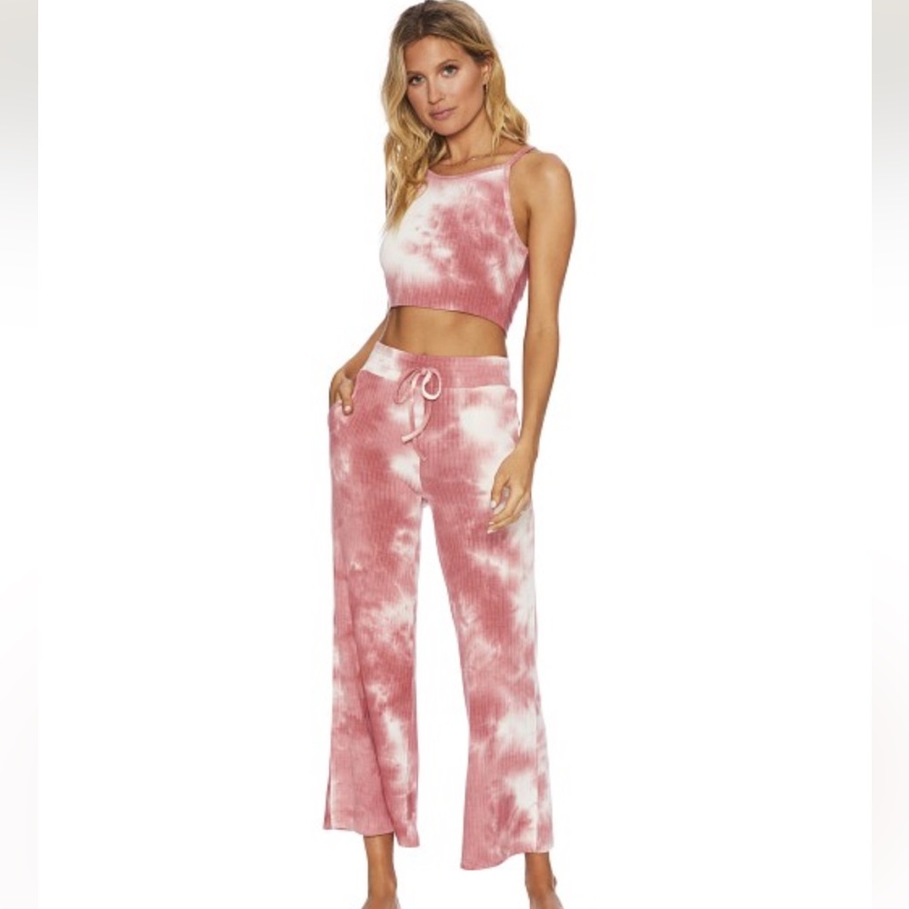 Beach Riot Hayley Pant Orchid Smoke Tie Dye